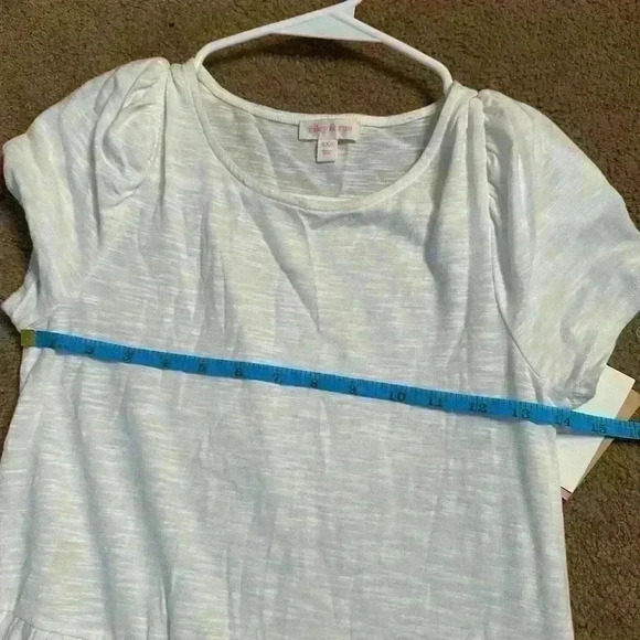 Lacey Tiered Puff-Sleeve Dress, Created for Macy's NWT MSRP $99 - Picture 6 of 8